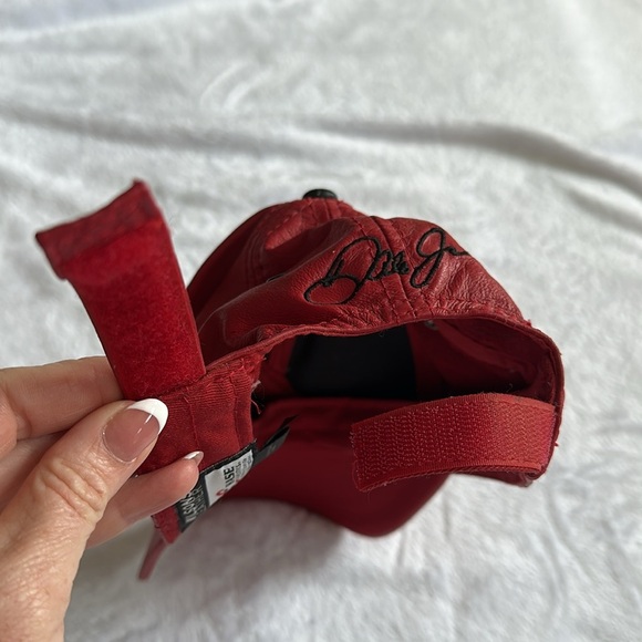 Vintage Wilson’s Leather Chase Dale Earnhardt Jr NASCAR Embroidered Ball Cap Hat - Picture 7 of 10